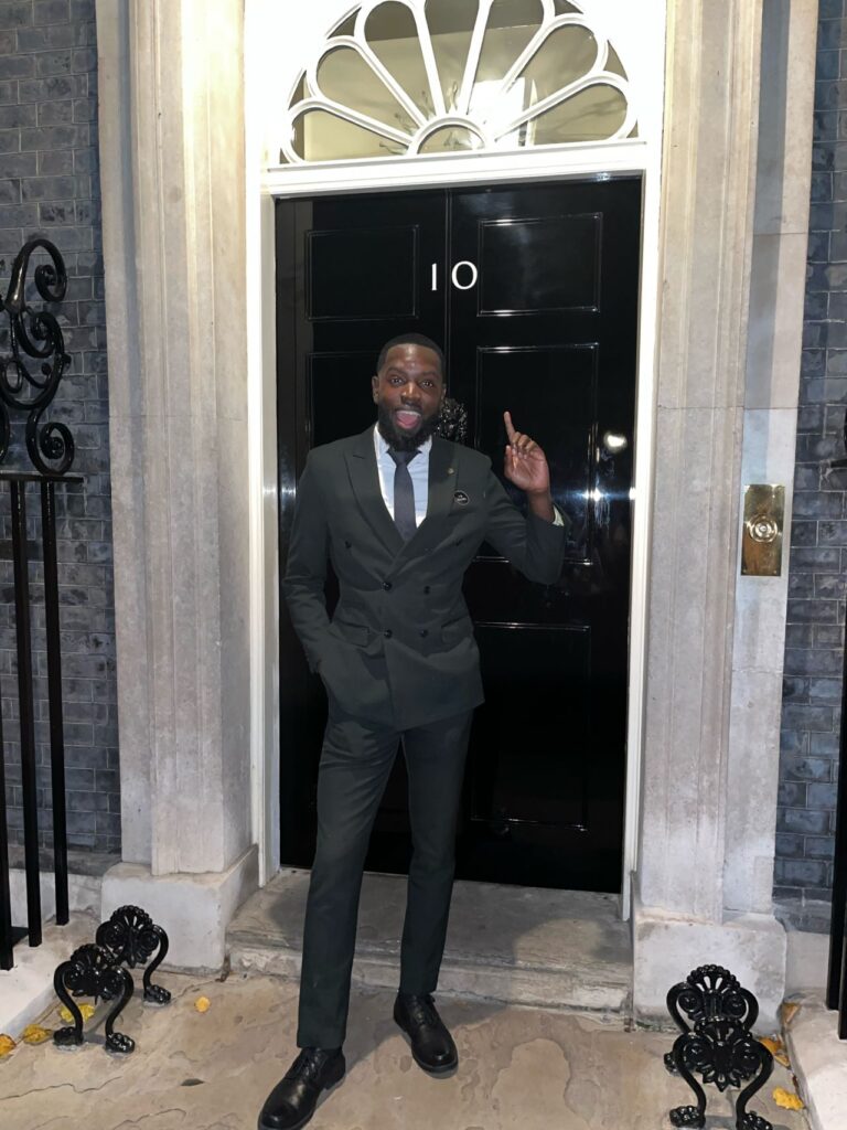 Frederick Afrifa at 10 downing street