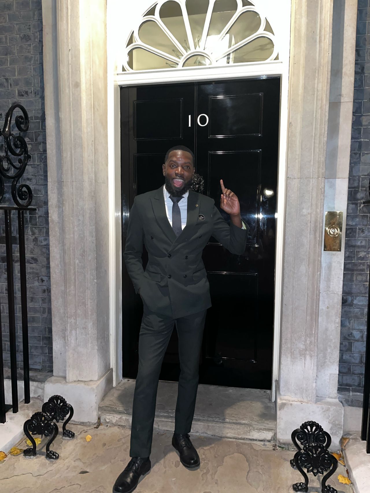 Frederick Afrifa at 10 downing street
